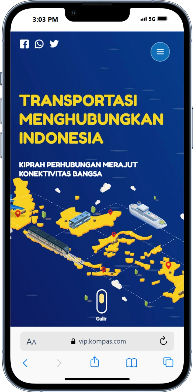 Transportasi Menghubungkan Indonesia